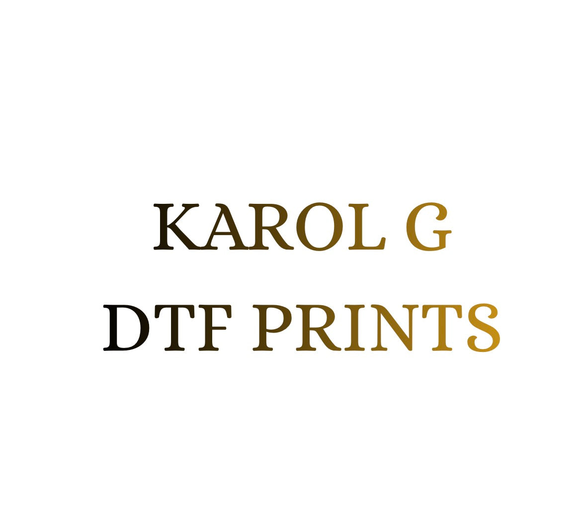 Karol G DTF Prints