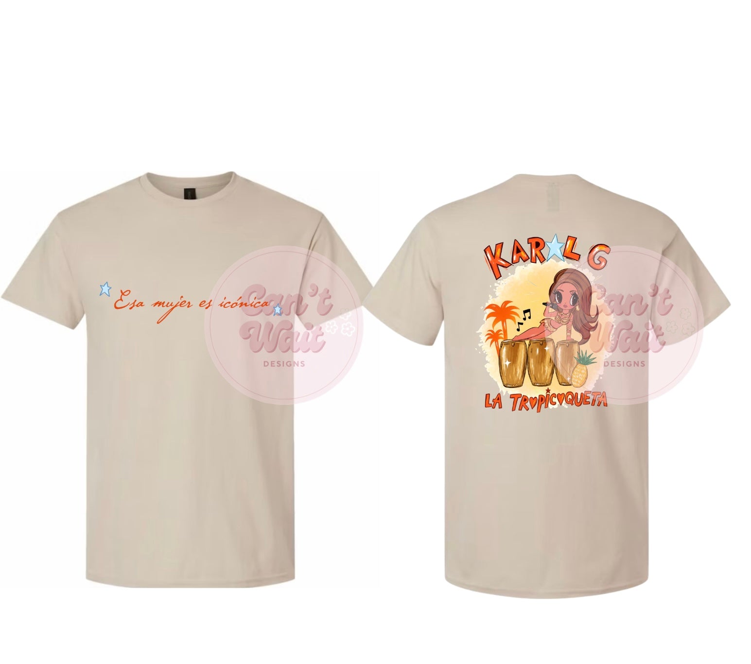 Tropicoqueta T shirt Front and Back