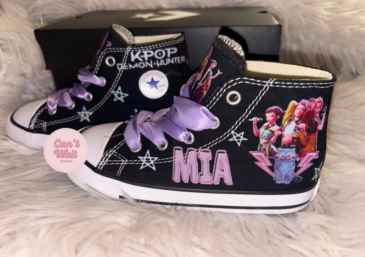Custom K Pop Huntrix Converse