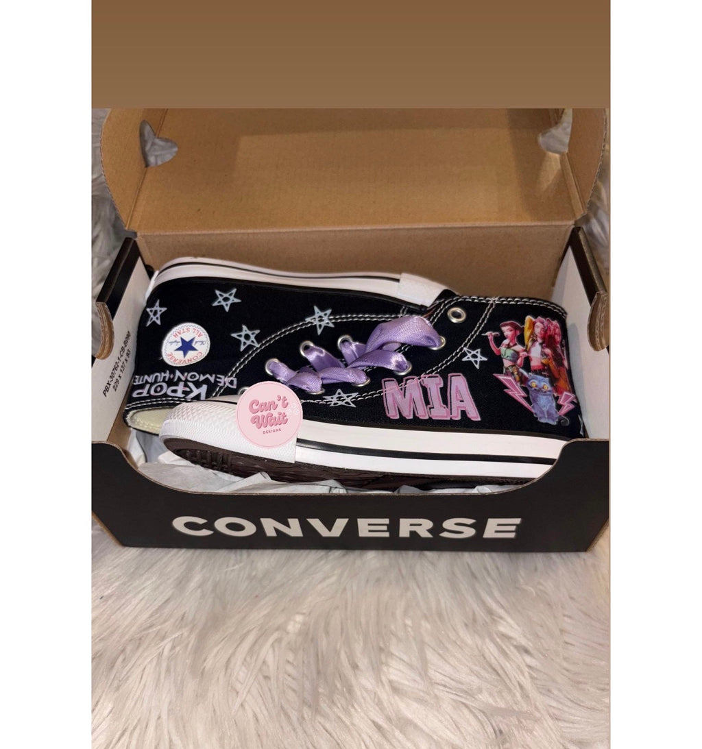 Custom K Pop Huntrix Converse