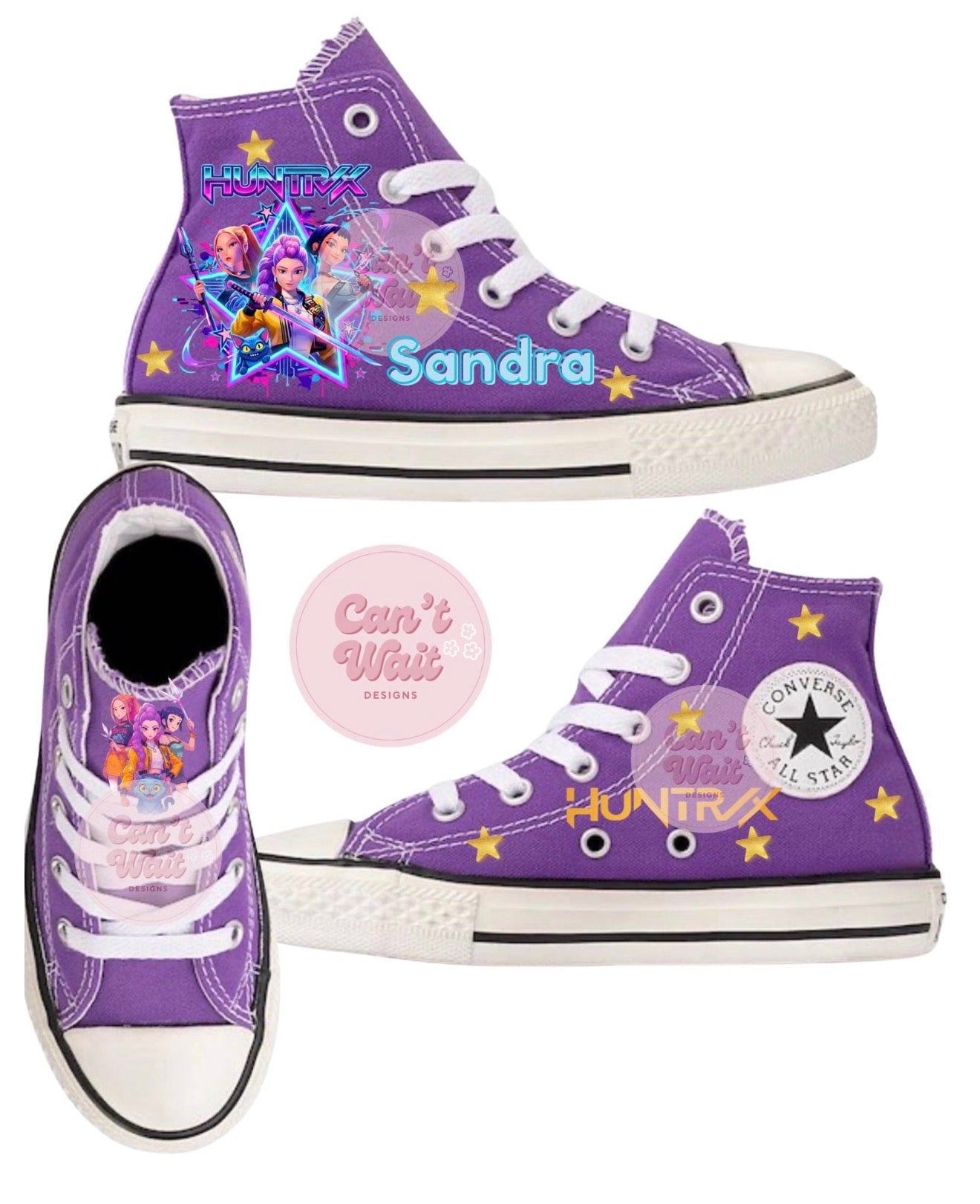 Custom K Pop Huntrix Converse