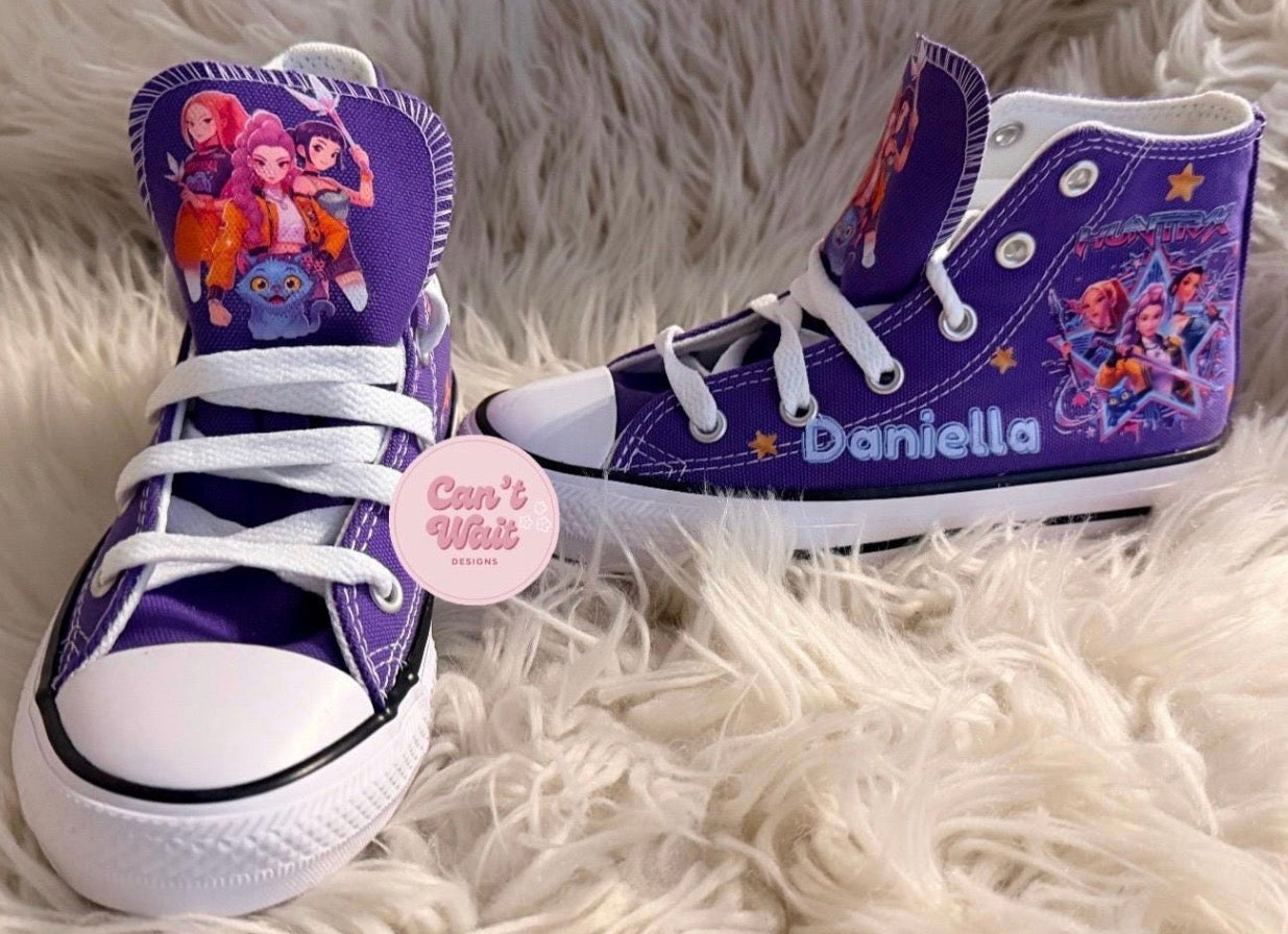 Custom K Pop Huntrix Converse